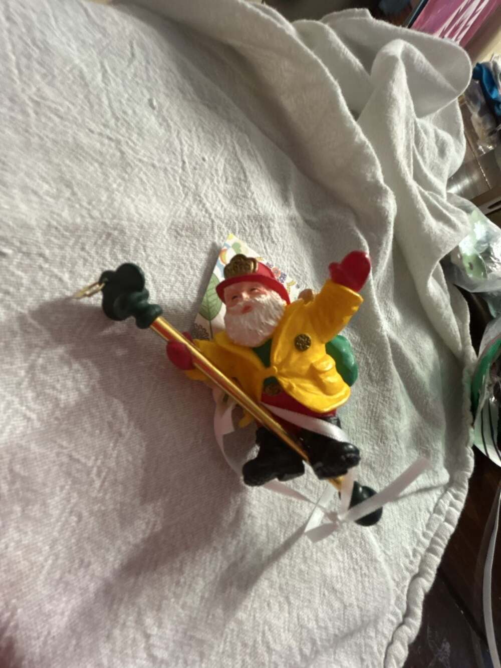 1992 Hallmark Christmas Ornaments North Pole Fire Fighter